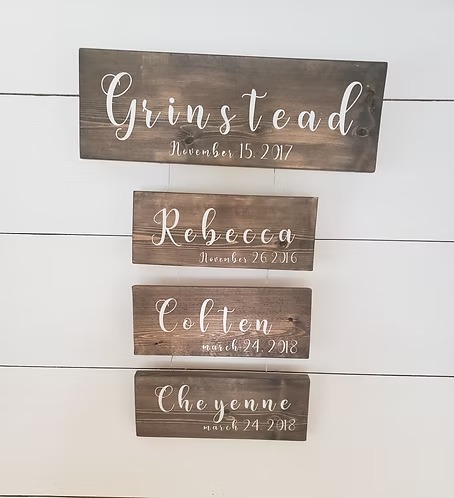 Family Name Sign