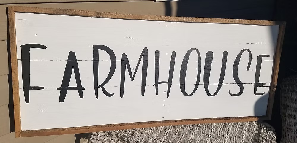 Farmhouse Sign